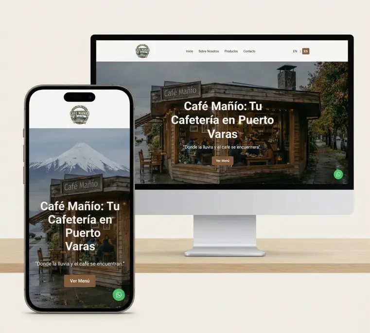 Café Mañió - Portfolio - Calfü Digital