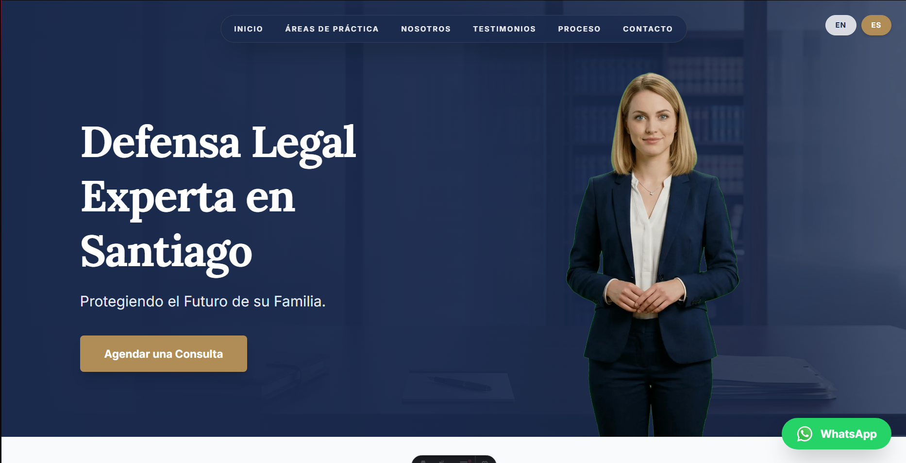 Sitio Web de Abogados - Portfolio - Calfü Digital